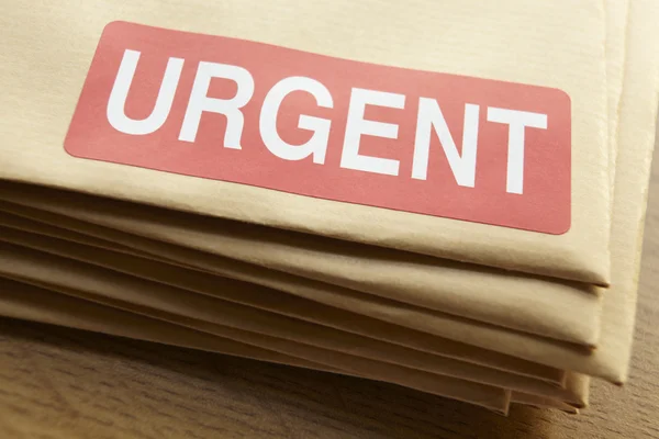 Urgent documents for despatch — Stock Photo, Image