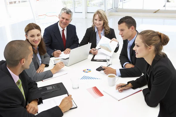 Mixed group in business meeting Stock Image