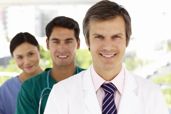 Group of hospital doctors Royalty Free Stock Photos