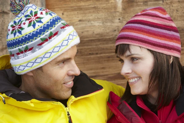 Middle Aged Couple Dressed For Cold Weather — Stock Photo, Image