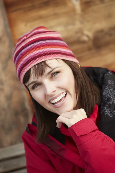 Middle Aged Woman Dressed For Cold Weather — Stock Photo, Image