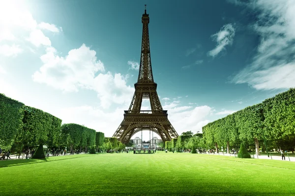 Eiffel-torony, Párizs, Franciaország — Stock Fotó