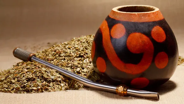 Tradizionale tè yerba mate — Foto Stock