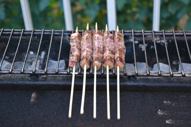 Cooking skewers clipart