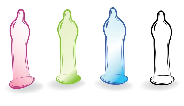 Szkic prezerwatywy — Wektor stockowy