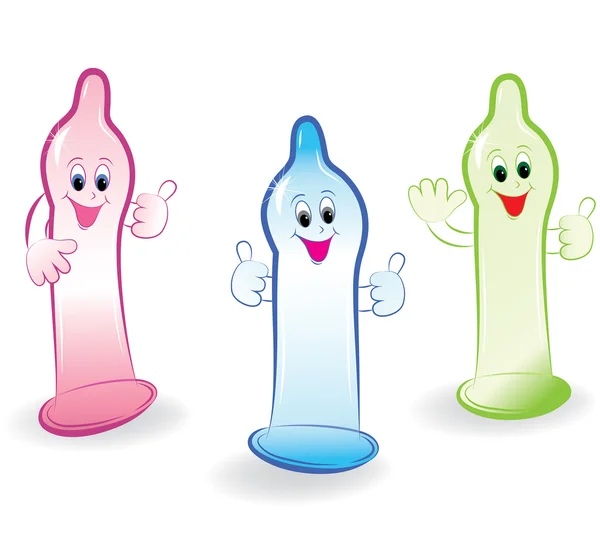 Esquisse de préservatif — Image vectorielle