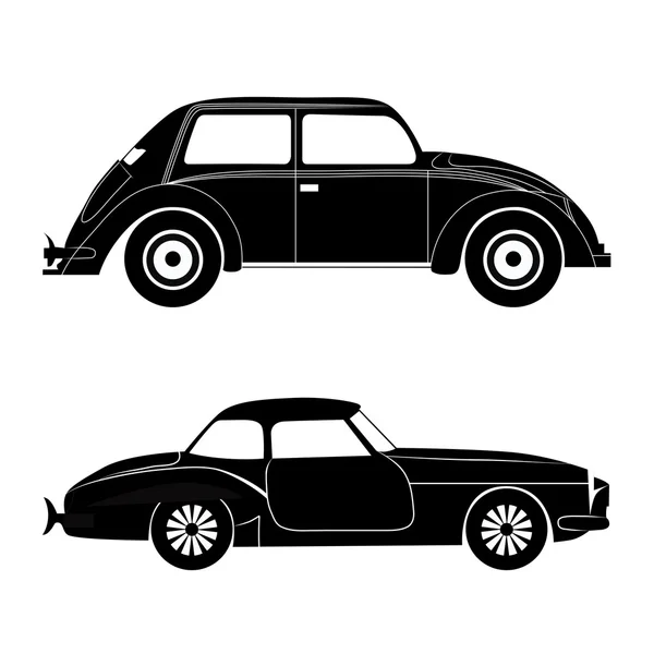 Stock vector Silhouette cars