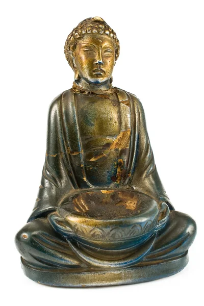 Старая статуя Будды — стоковое фото