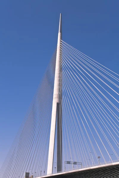 Πυλώνες γέφυρα στο Βελιγράδι — Φωτογραφία Αρχείου