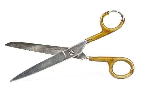 Old rusty sewing scissors — Stock Photo, Image
