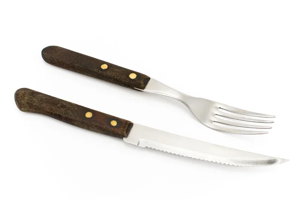 Вилка и нож — стоковое фото