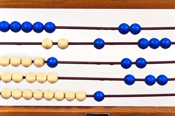 Closeup of old school abacus — Stock Photo, Image
