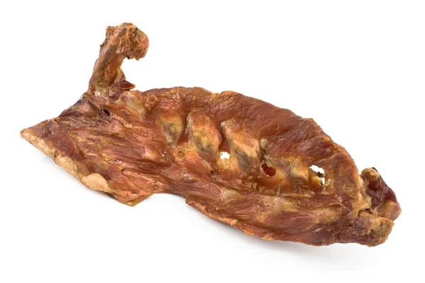 Geräucherte Schweineknochen mit Fleisch — Stockfoto
