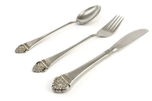 Cutlery set with Fork — Stock Photo, Image