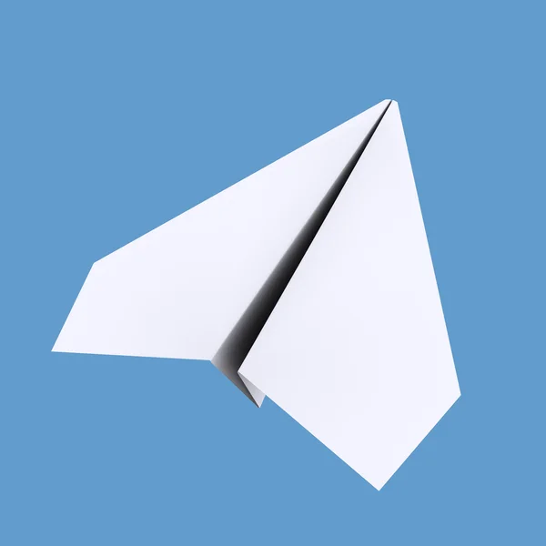 White paper airplane