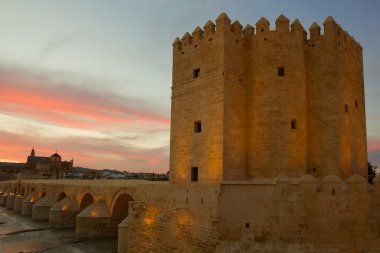 alacakaranlıkta, İspanya cordoba'nın eski şehir