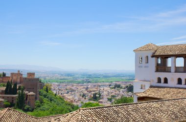 Alhambra saraylar ve şehri granada, İspanya