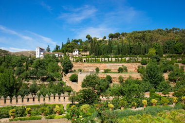 Palace of Generalife, Granada clipart