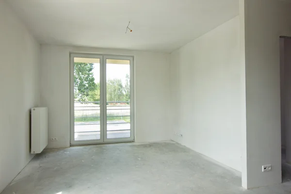 Üres fehér szoba belső tér — Stock Fotó