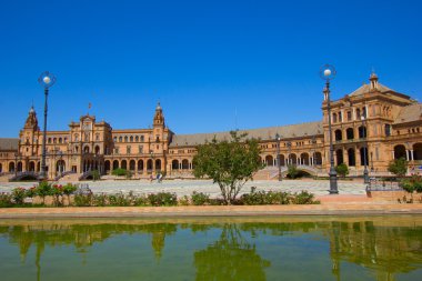 Bridge of Plaza de España, Seville, Spain