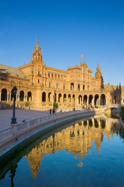 Plaza de España, Seville, Spain clipart