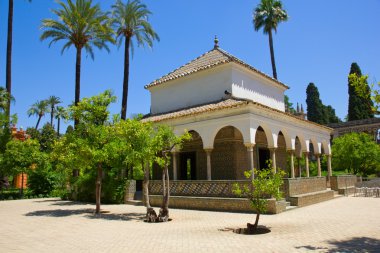 Pabellón, carlos v alcazar, Sevilla, İspanya