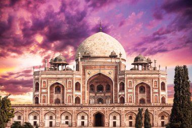 Tomb of Humayun in Delhi clipart