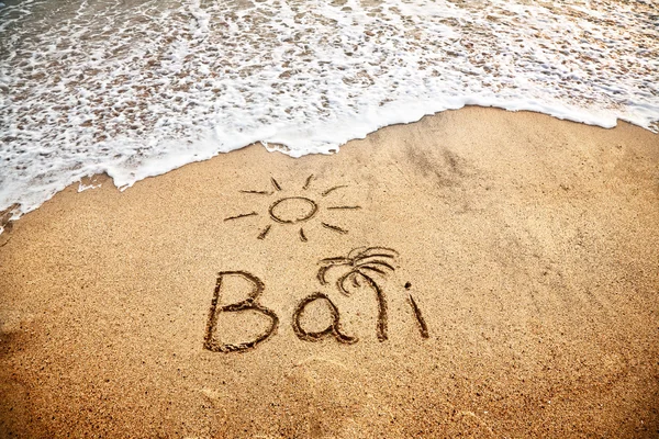Bali na areia — Fotografia de Stock