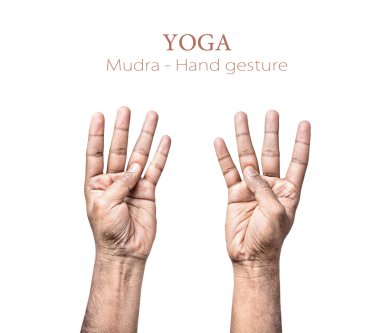 Mudra hand gesture clipart