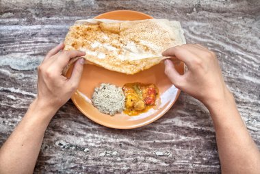 Masala dosa clipart