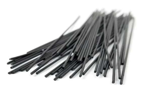 Black spaghetti — Stock Photo, Image