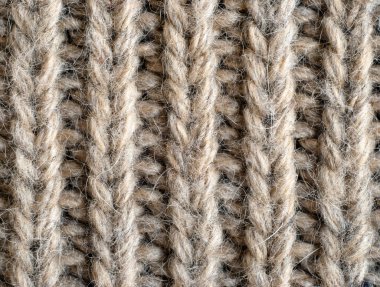 Wool knitted background closeup clipart