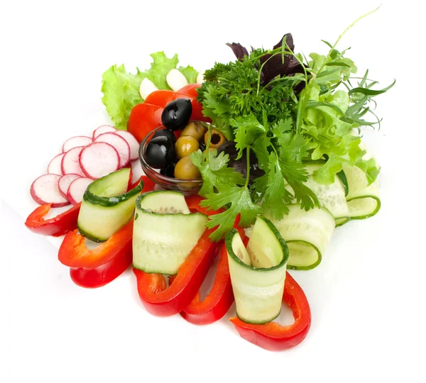 Egészséges zöldségsaláta — Stock Fotó