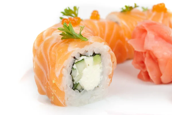 Sushi isoliert — Stockfoto