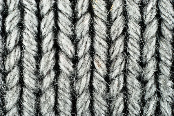 Laine tricotée fond gros plan — Photo