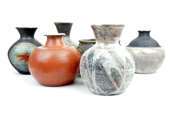 Keramiska krukor陶瓷花盆 — Stockfoto