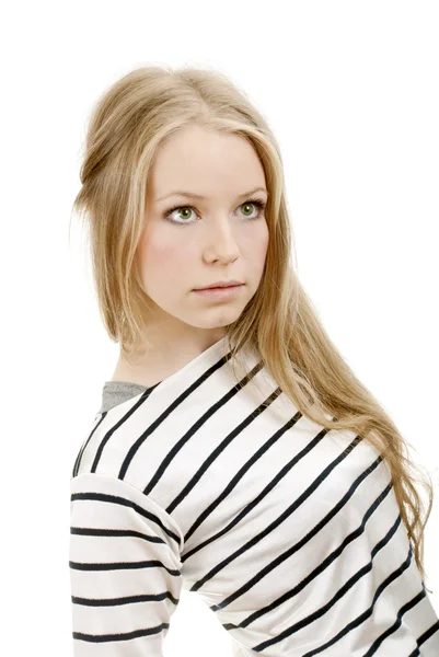 Beautiful fresh blond girl — Stock Photo, Image