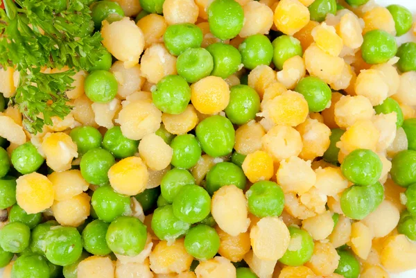 Feijão verde e amarelo — Fotografia de Stock
