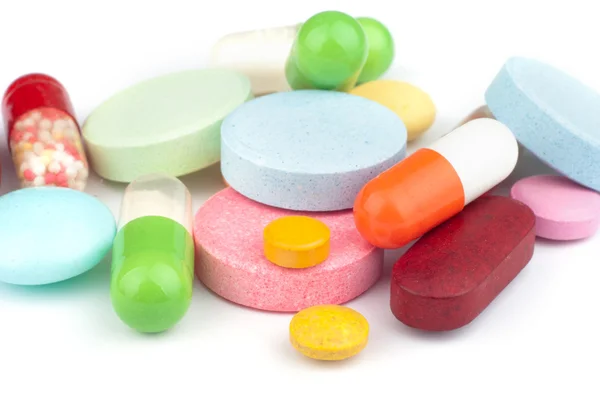 Pills isolated on white background — Stock Photo, Image