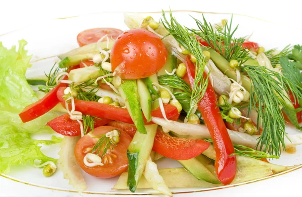 Salad isolated — Stock Photo, Image