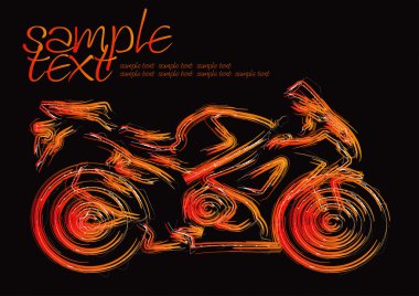 Motorcycle Silhouette Set 1 clipart