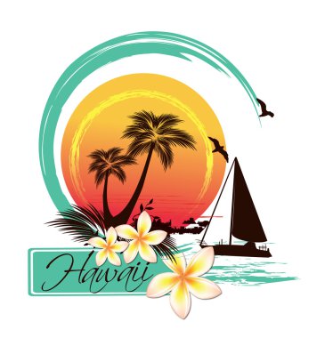 Tropical Island clipart