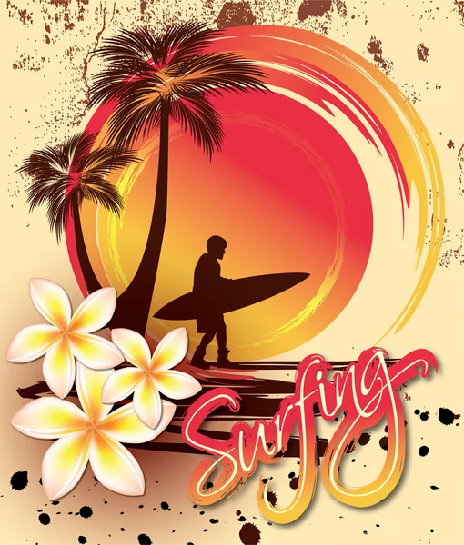Surfista — Archivo Imágenes Vectoriales