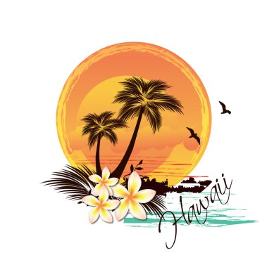 Tropical Island clipart