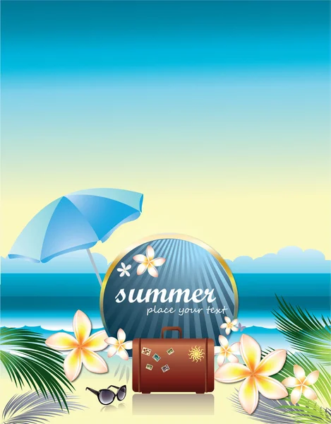 Contexte d'été — Image vectorielle