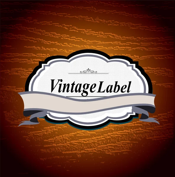Étiquette vintage — Image vectorielle