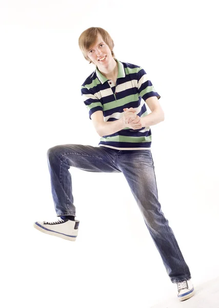 stock image Young man dancing