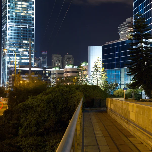 Tel Aviv at night. — Stock Photo, Image