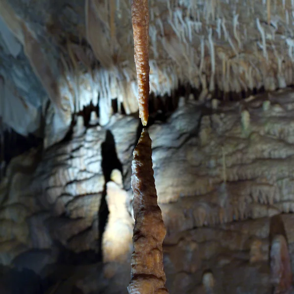 종유석 석 순 동굴 — 스톡 사진