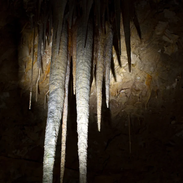stock image Stalactite stalagmite cavern